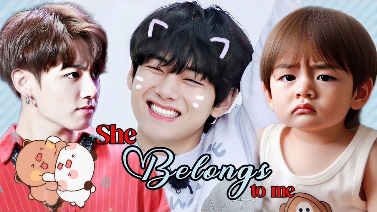She belongs to ME😡 // Taekook funny oneshot movie 🍿🎥 // #taekook #funny #ff #hindi 