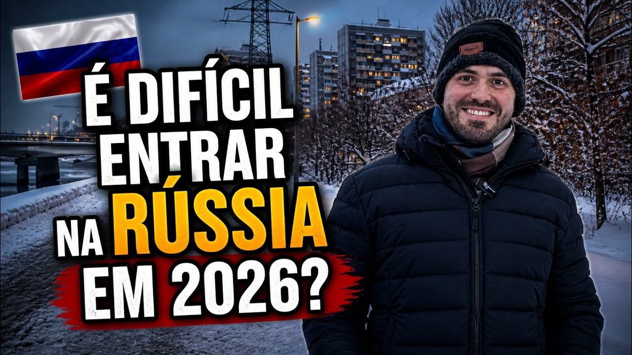 🇷🇺 Como entrar na Rússia em 2026? É difícil? Como é a Imigração? - Tirando todas as dúvidas