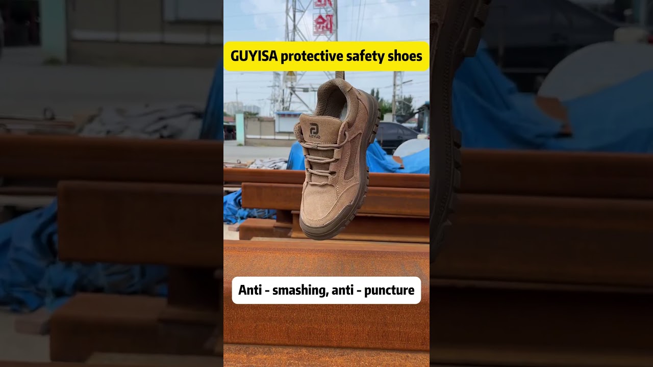 Anti-smash and Anti-puncture safety shoes3115L #guyisa safety shoes #workshoes #supersafetyshoes