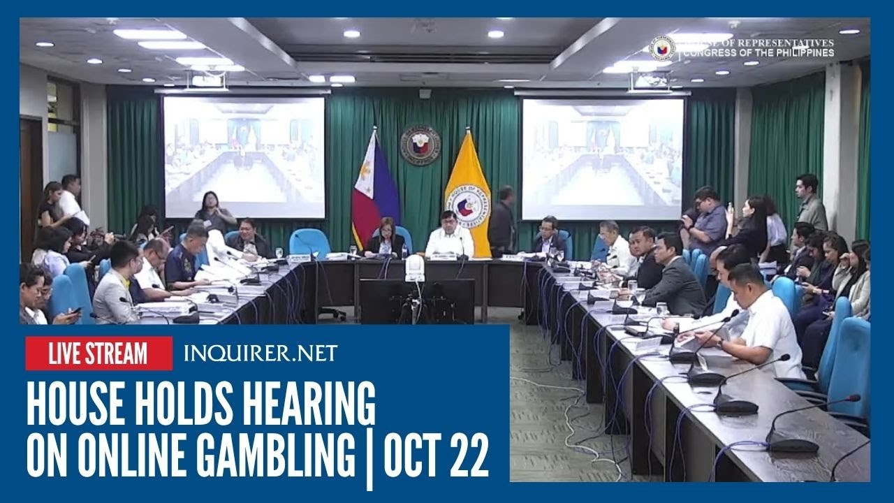 LIVE: House holds hearing on online gambling | Oct 22