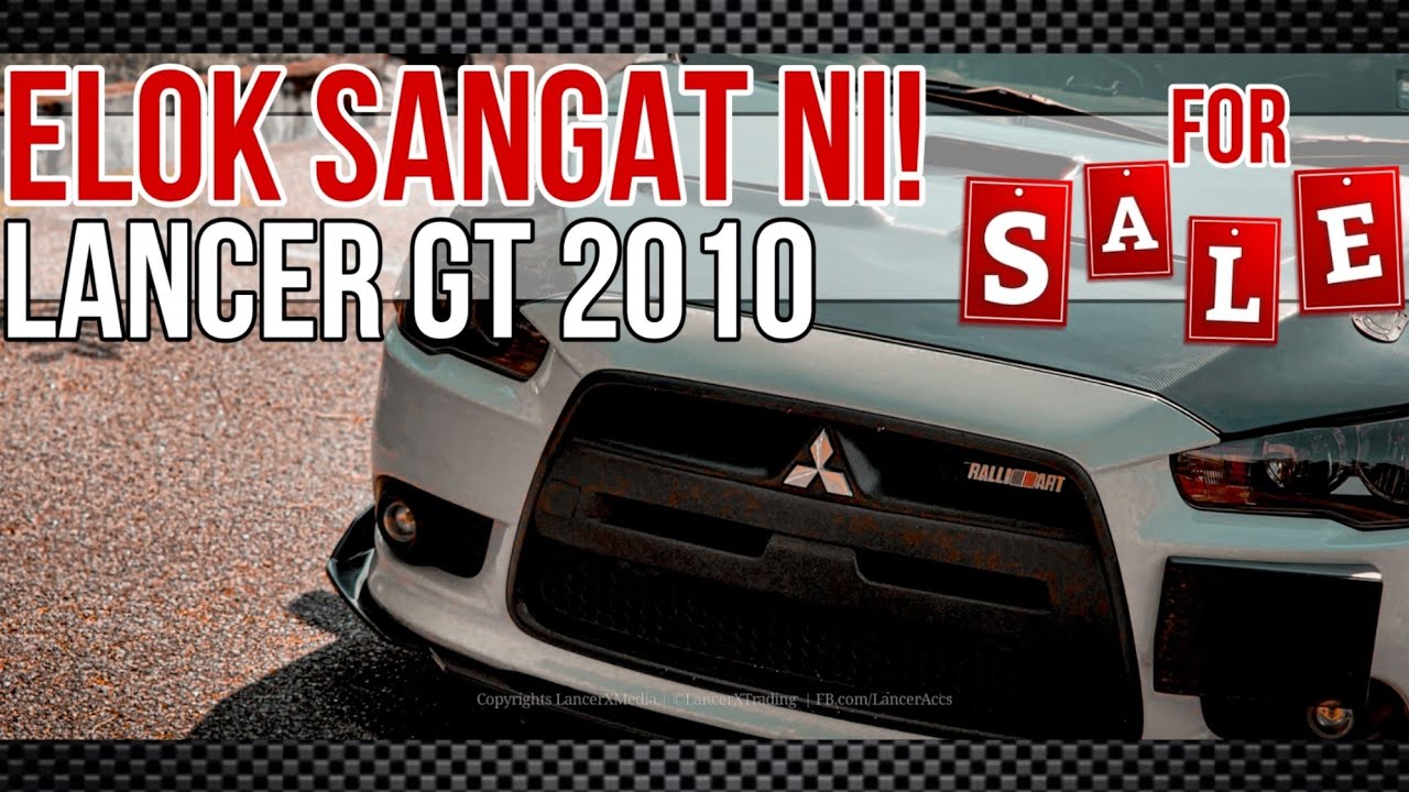 Mitsubishi Lancer GT 2010 TipTop For Sale -Rugi Kalau Melepas! Big Brake + Ori Japan Rims -PM Laju2