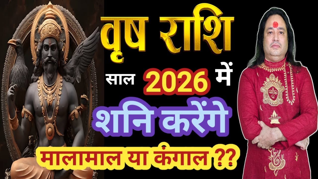 Vrishabh Rashi ll साल 2026 में शनि करेंगे कंगाल या मालामाल ?? ll Vrish Rashi 2026