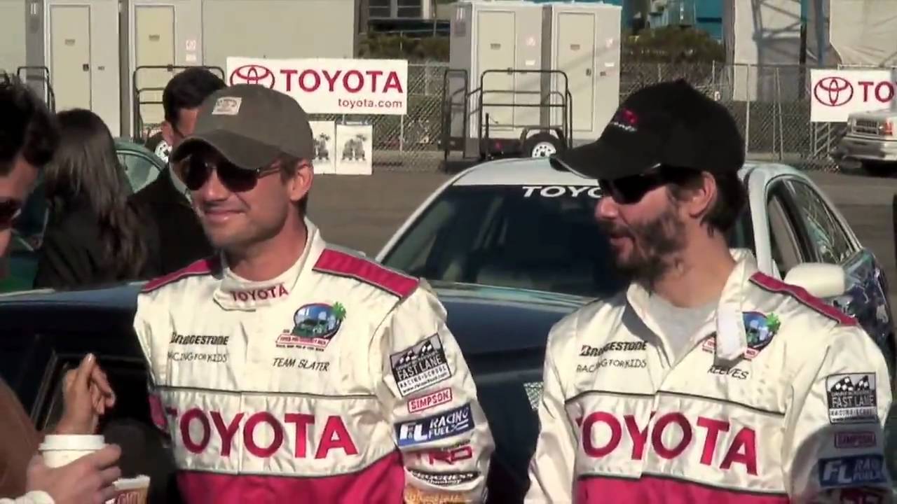 Keanu Reeves, Toyota Grand Prix ,Celebrity Racing
