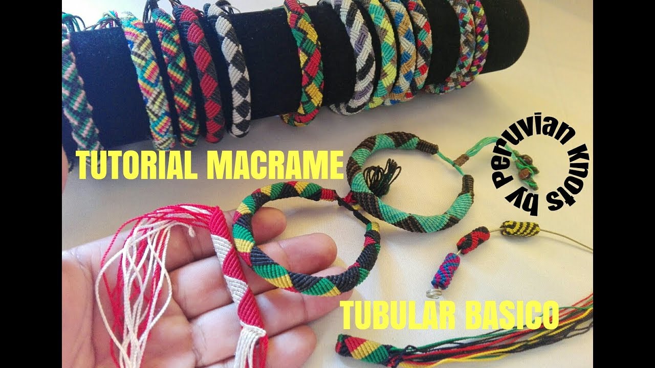 TUTORIAL MACRAME TUBULAR BASICO