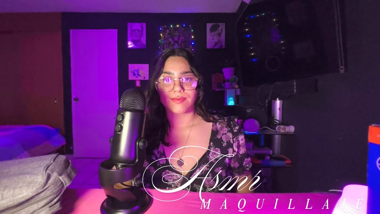 Te maquillo para tu fiesta 💖💄 #asmr #susurros  #maquillaje 