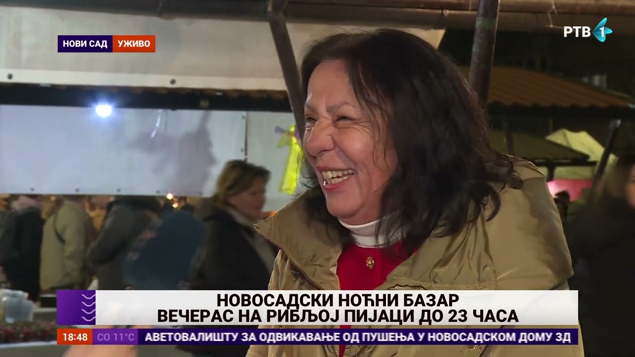 Novosadski noćni bazar na Ribljoj pijaci