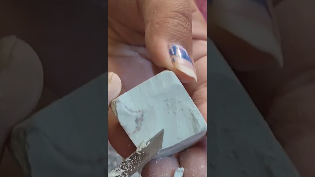 white slate cubes cleaning video