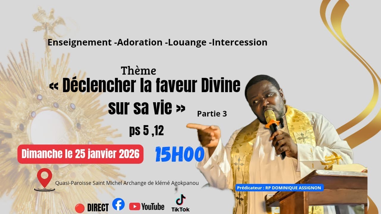 TEMPS D'ENSEIGNEMENT ET DE PRIÈRE