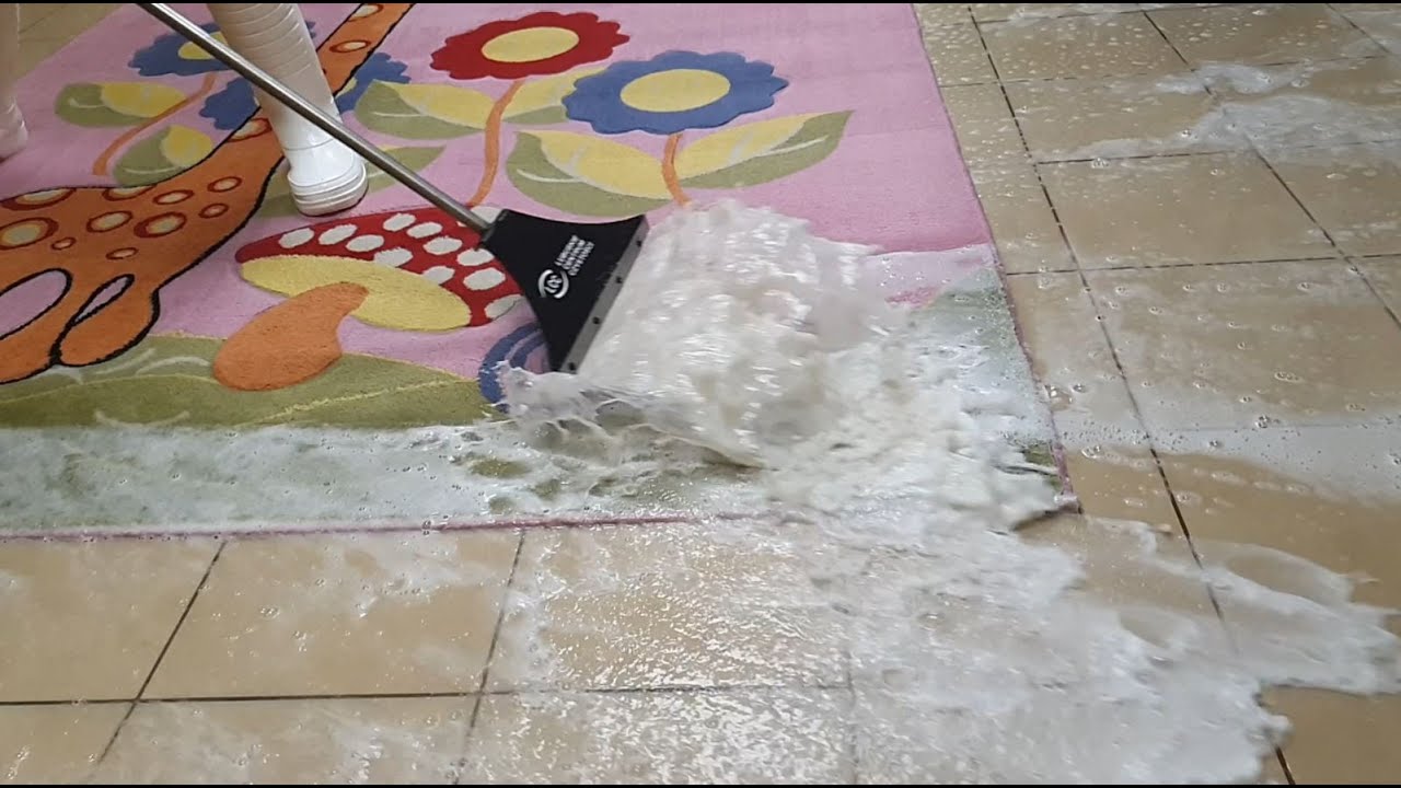 Pranie bardzo ładnego i ciekawego dywanu. Zobacz cały proces przy dźwiękach relaksującej muzyki 😍