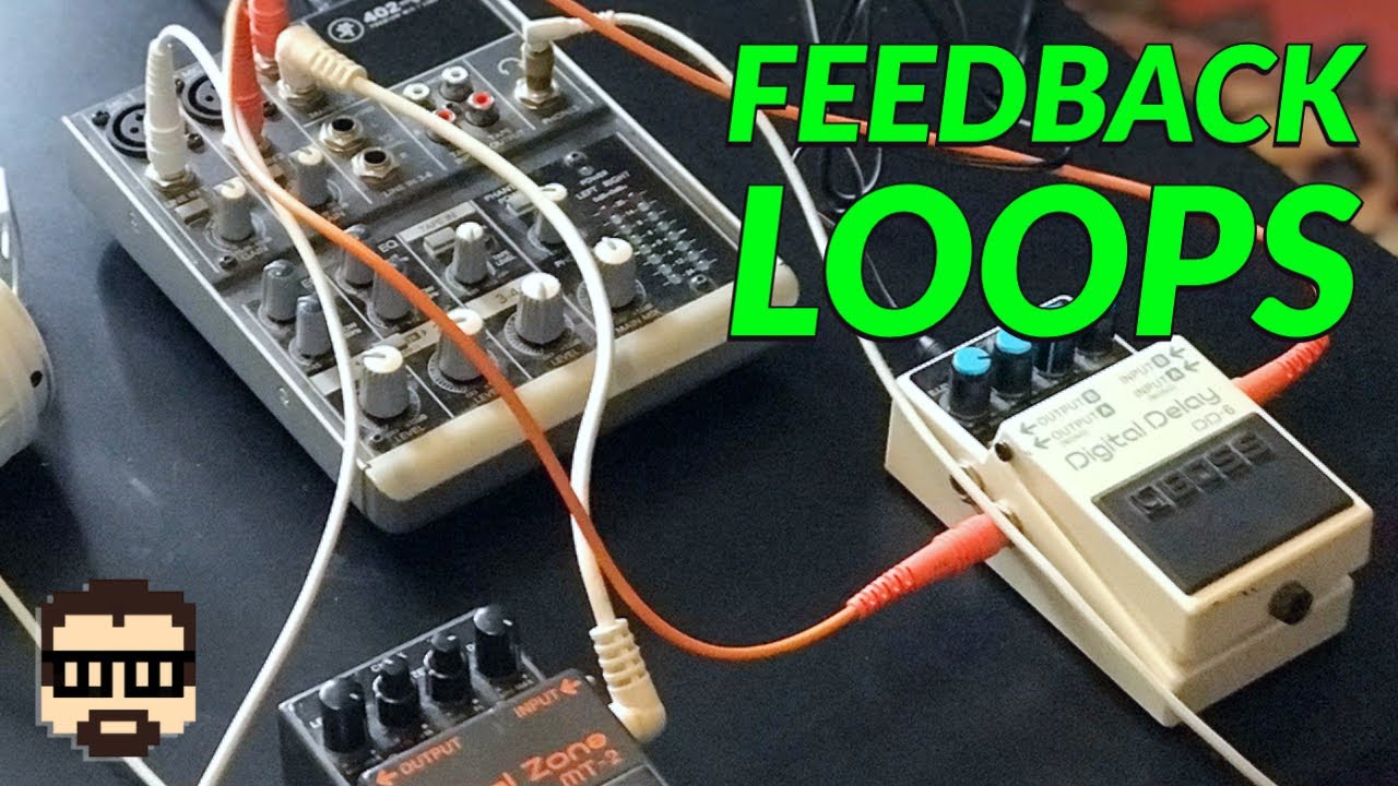 Циклы обратной связи с микшером и двумя педалями (Mackie 402-VLZ3, Boss DD-6 и MT-2) | Саймон Хат...