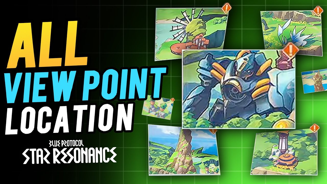 All Photo Album Location (View Point ) BPSR | Blue Protocol : Star Resonance