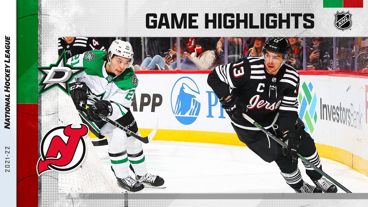 Stars @ Devils 1/25/22 | NHL Highlights