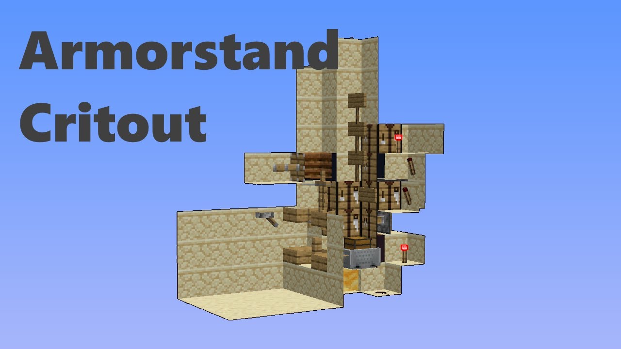 How To Build An Armorstand Critout Trap