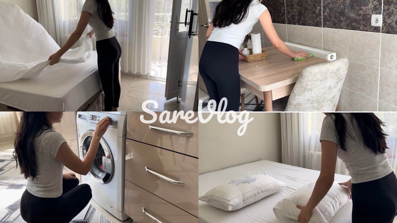 Temizlik Vlog 🧺Benimle Sonbahar Temizliği 🍂 Haftada Bir Gün Temizlik Yeter mi? 