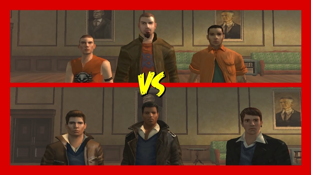 BULLY DUELO - Johnny, Norton & Peanut (Greasers) VS Edgar, Gurney & Otto (Townies)