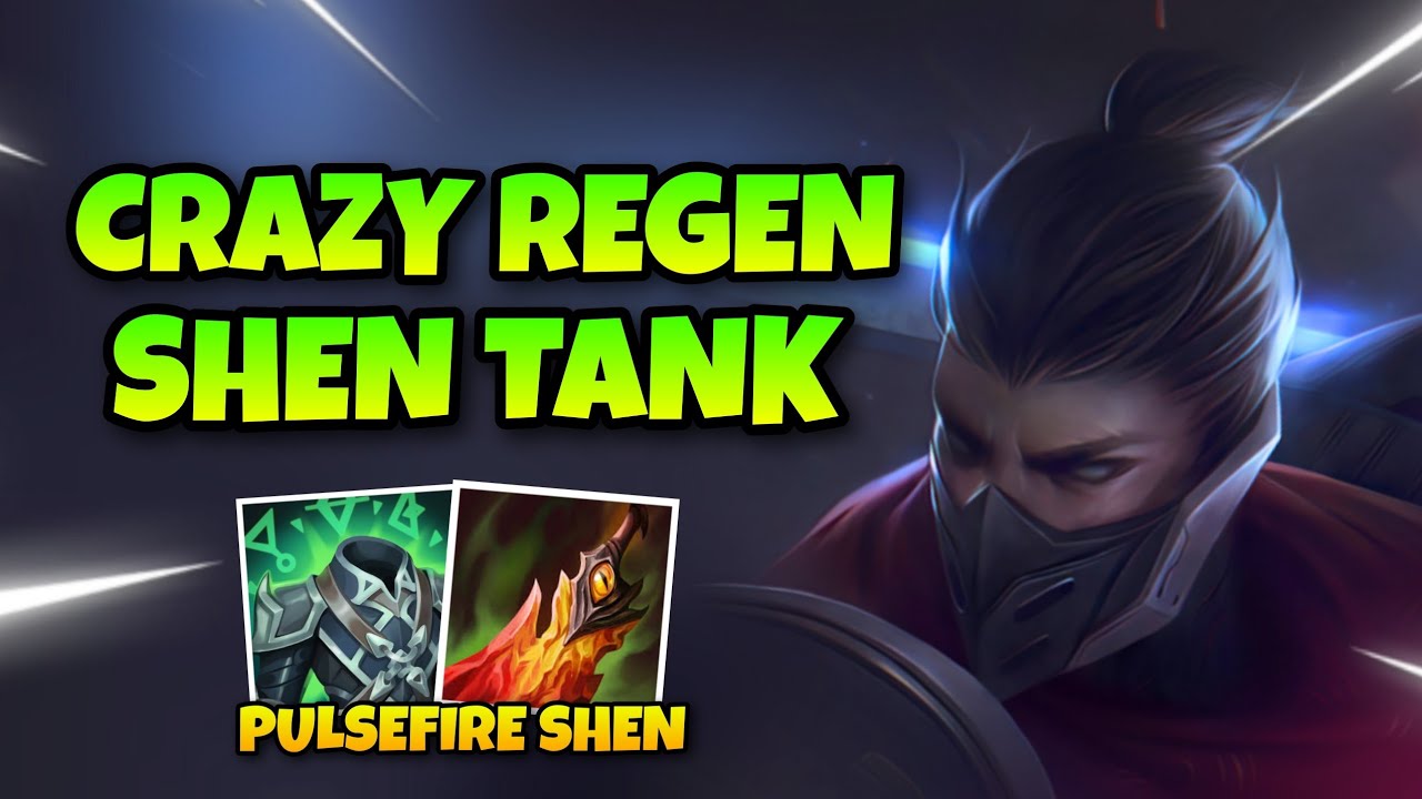 SHEN WILD RIFT WITH THIS BUILD HAS INSANE REGEN ( pulsefire shen review)