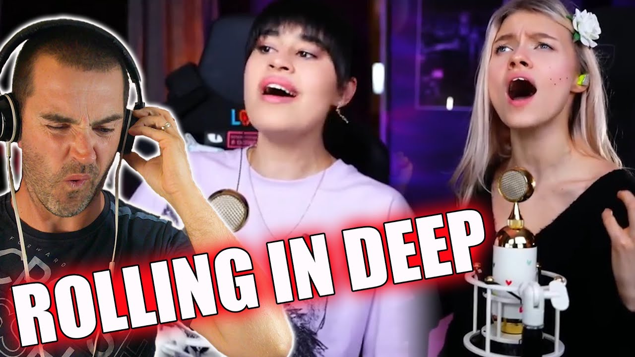 ''ROLLING IN DEEP'' Sasha Kapustina & Diana Ankudinova REACTION!