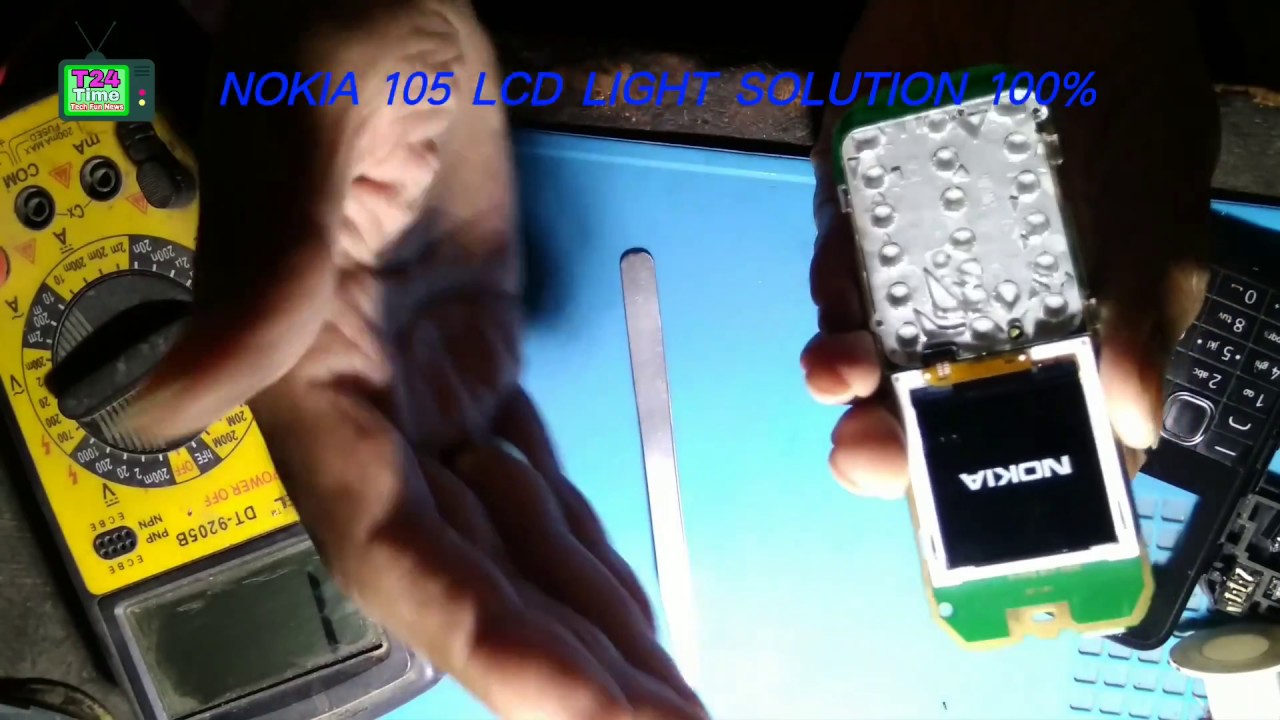 Nokia 105 Lcd Light Solution | Nokia 105 Lcd Light Problem Solve || t24 time