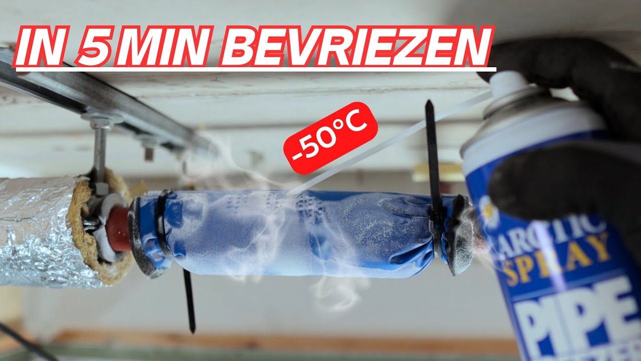 Verbazingwekkend hoe deze loodgieter een CV-afsluiter onder druk monteert 