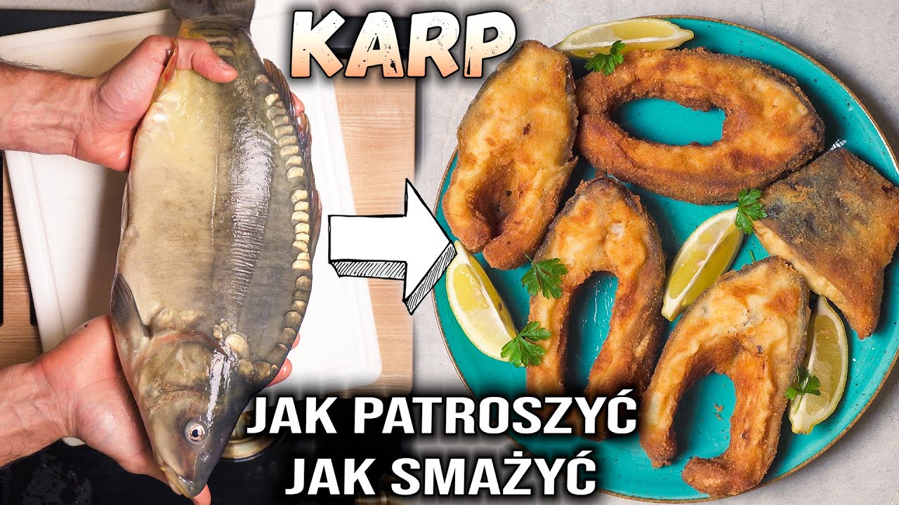 Jak smażyć KARPIA - Jak przygotować, patroszenie. Karp w panierce