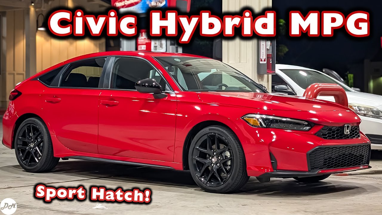 2025 Honda Civic Hybrid Sport Hatch &ndash; MPG Test | Real-world Highway Fuel Economy & Range Review