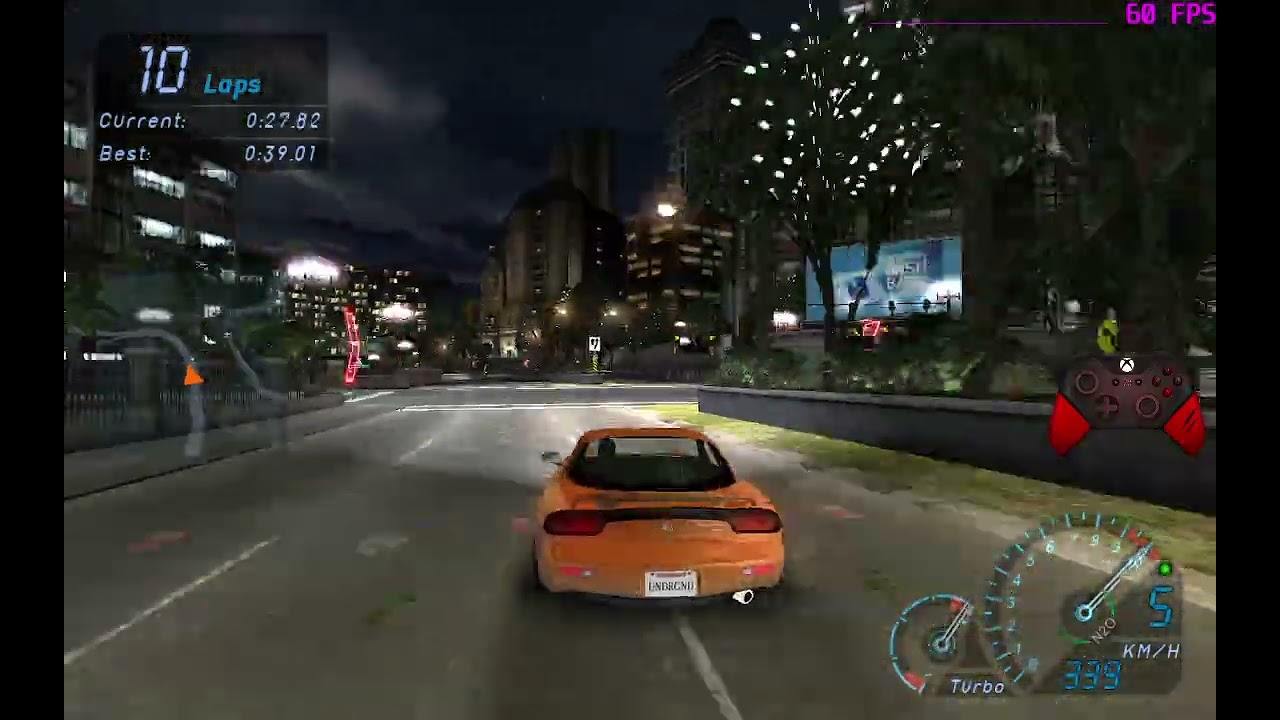 Need For Speed: Underground - Atlantica - RX7 - NOS/No Uniques - New WR