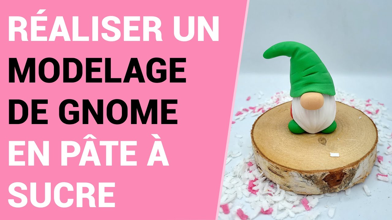 Modelage gnome en pâte à sucre 🎄