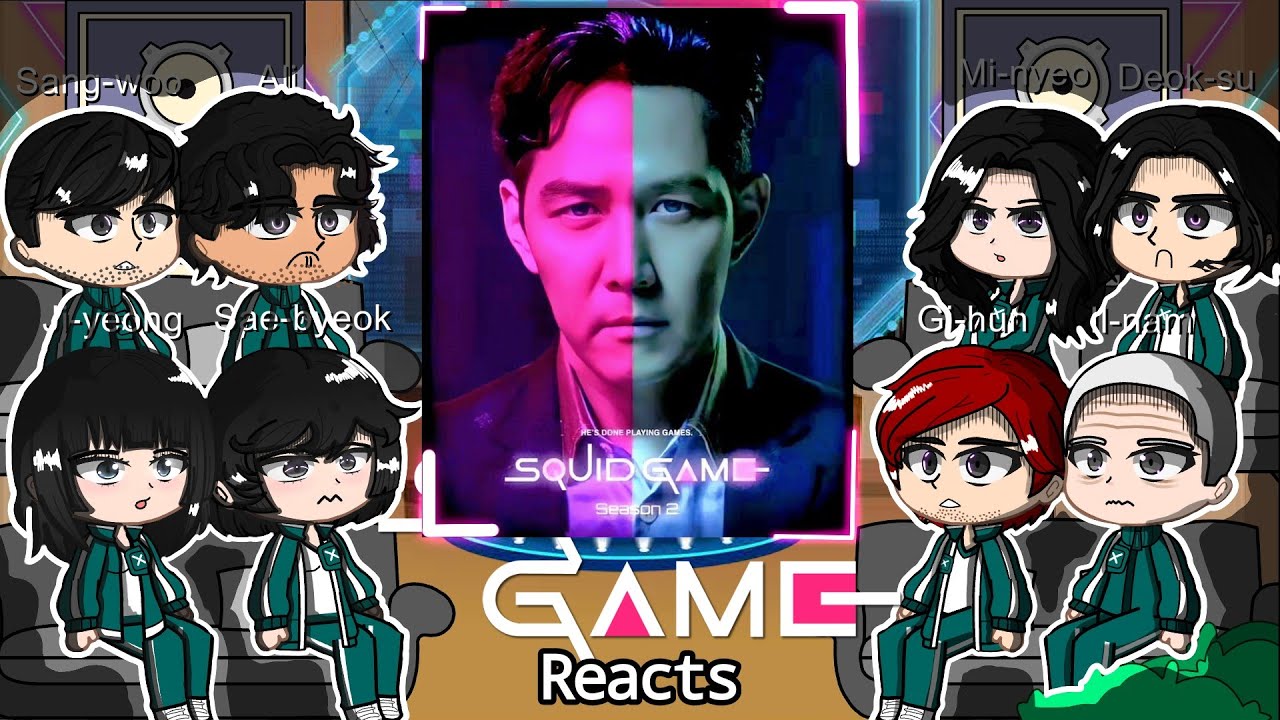S1 Squid Game Reacts to Crazy Fan Theories || GACHA (Part 1)