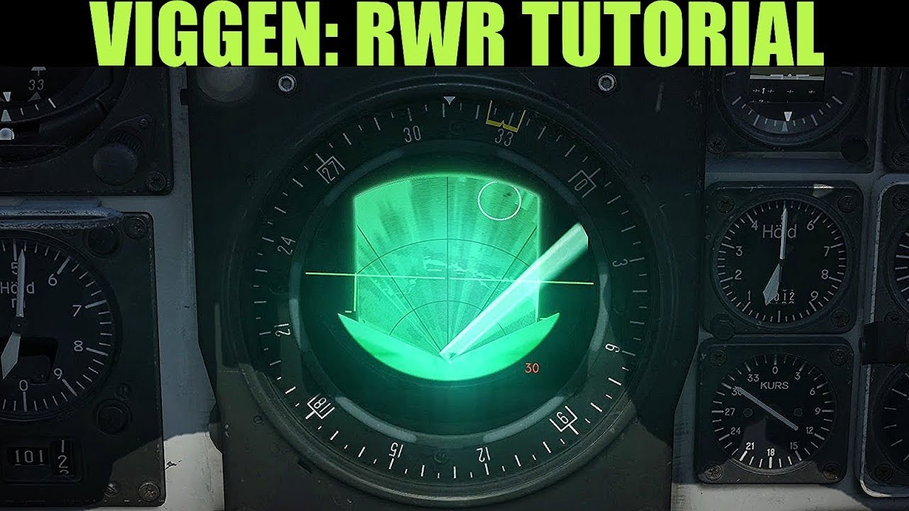AJS37 Viggen: RWR Radar Warning Receiver Tutorial | DCS WORLD