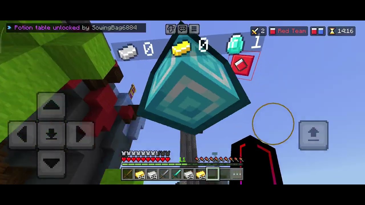 BED WARS NO SERVIDOR DO 