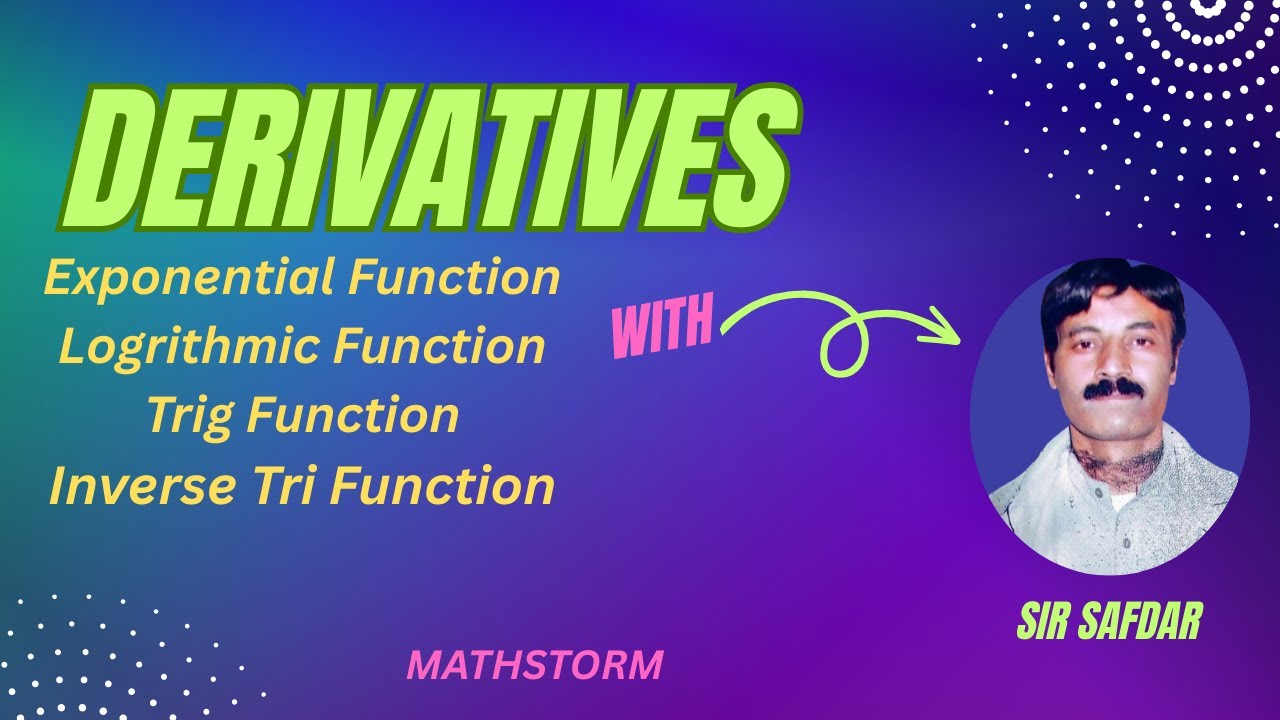 DERIVATIVES||Exponential Functions||Logarithmic Functions ||Trigonometric Functions