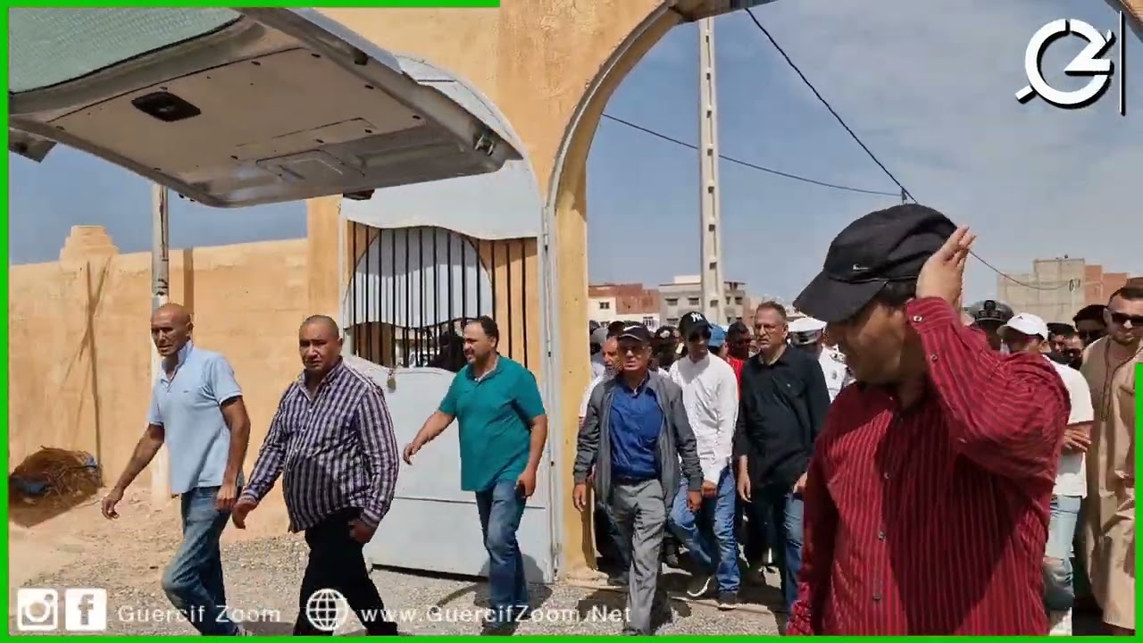 جرسيف | جنازة رسمية تشيع ضابط الأمن “الطيب بوشبشوب” لمثواه الأخير بمقبرة الغفران