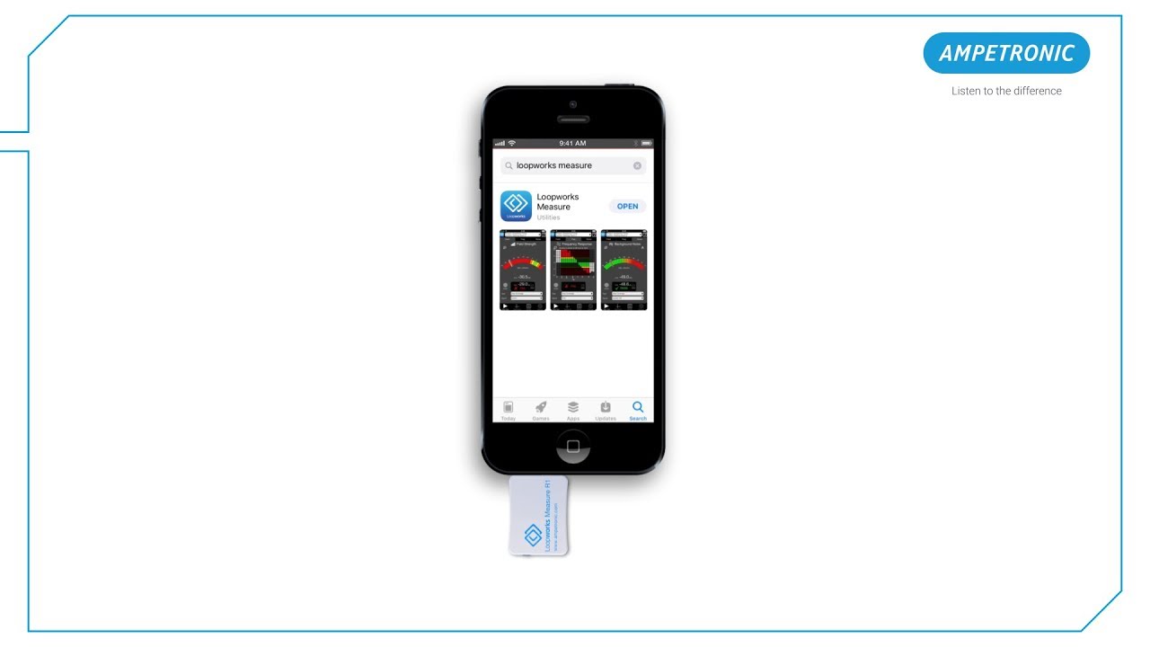 Testing a Hearing Loop System with the Ampetronic LoopworksTM  Measure App