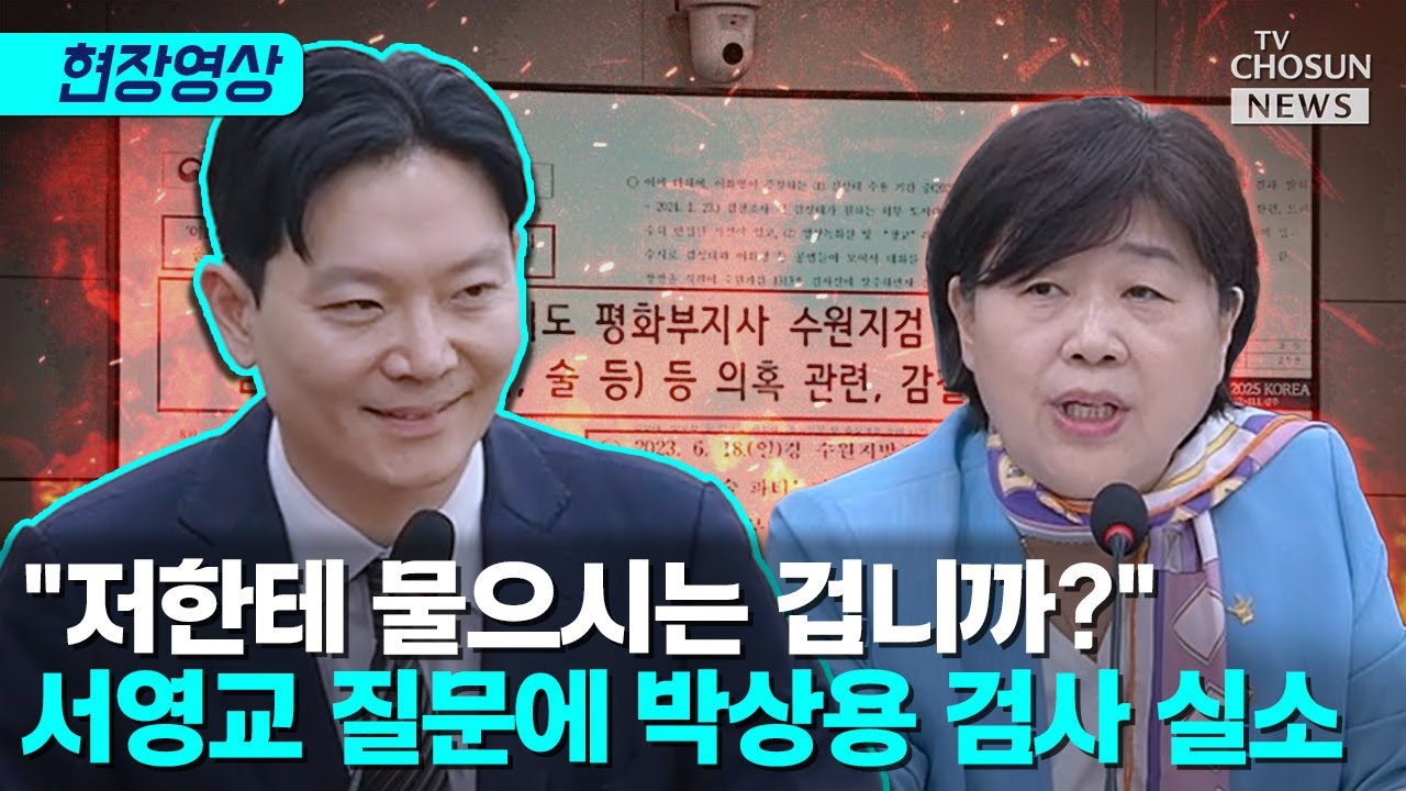 서영교 계속되는 황당 질문에 실소 터진 박상용 검사 [티조Clip]