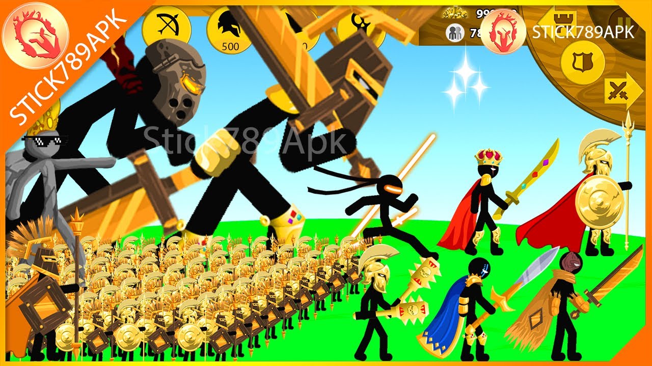 EPIC DUEL! ROYAL XIPHOS, GOLDEN WRATHNAR, GRIFFON VS FINAL BOSS | Stick War Legacy Mod | Stick789Apk