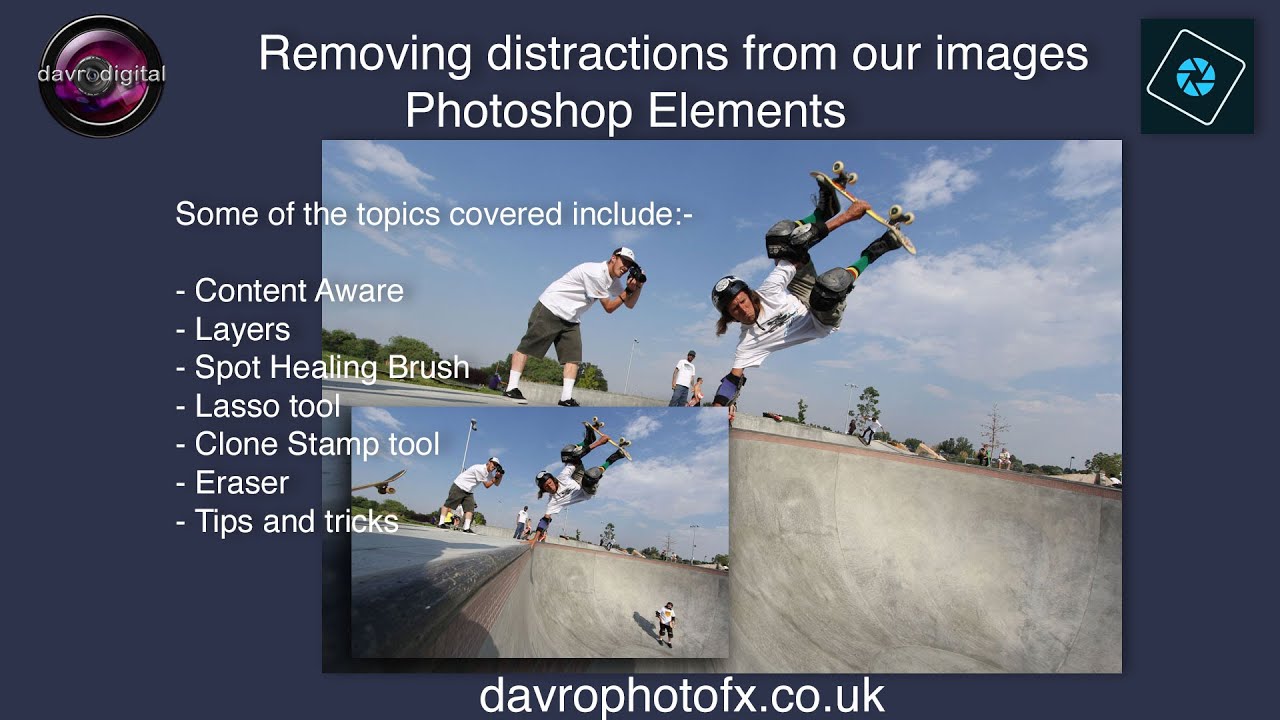 Removing objects – Photoshop Elements