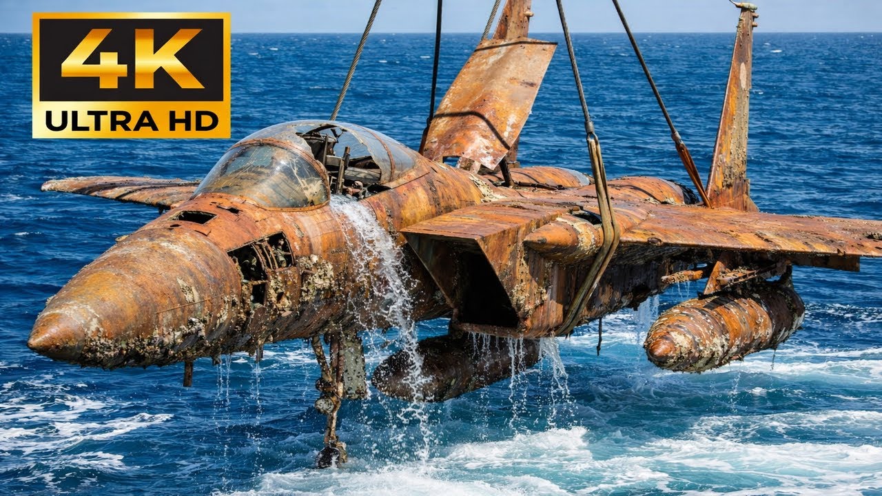 Salvaging & restoring the forgotten Mitsubishi F-15J Eagle from the ocean