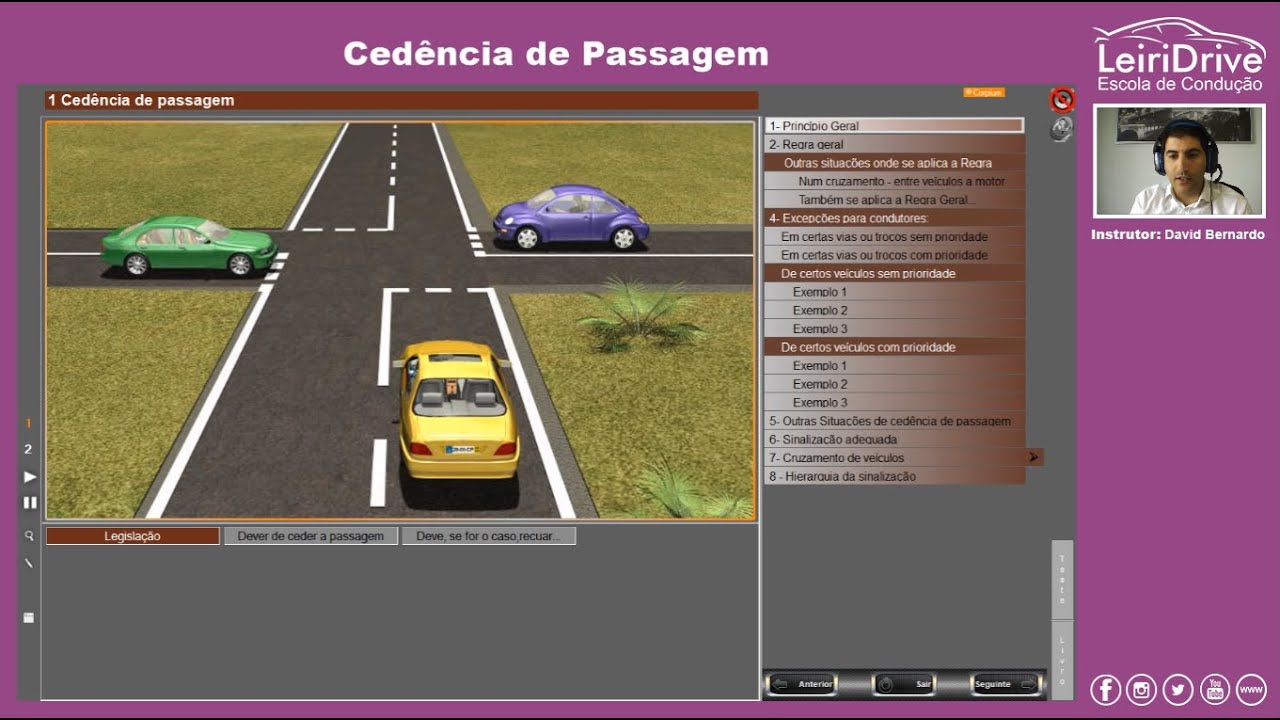 Aula de Código - Cedência de Passagem