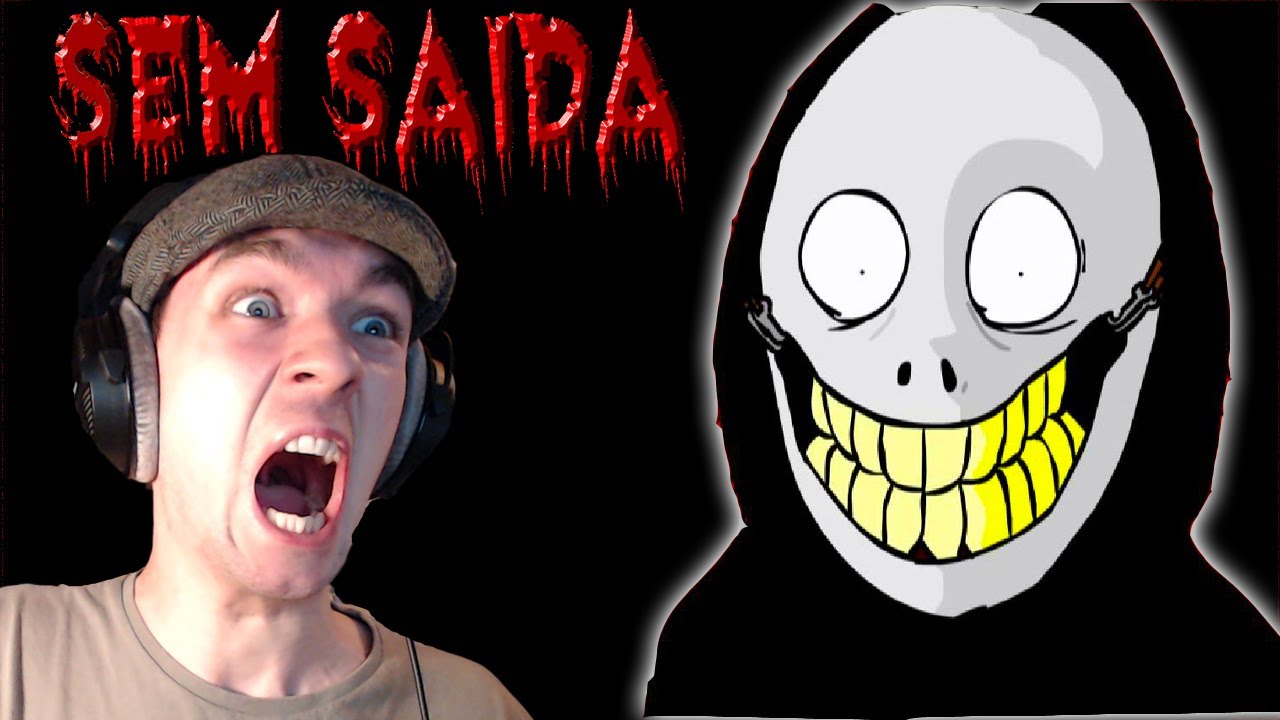 Sem Saida | BIG HAIRY SCARY MAN | Indie Horror Game | Commentary/Face cam reaction