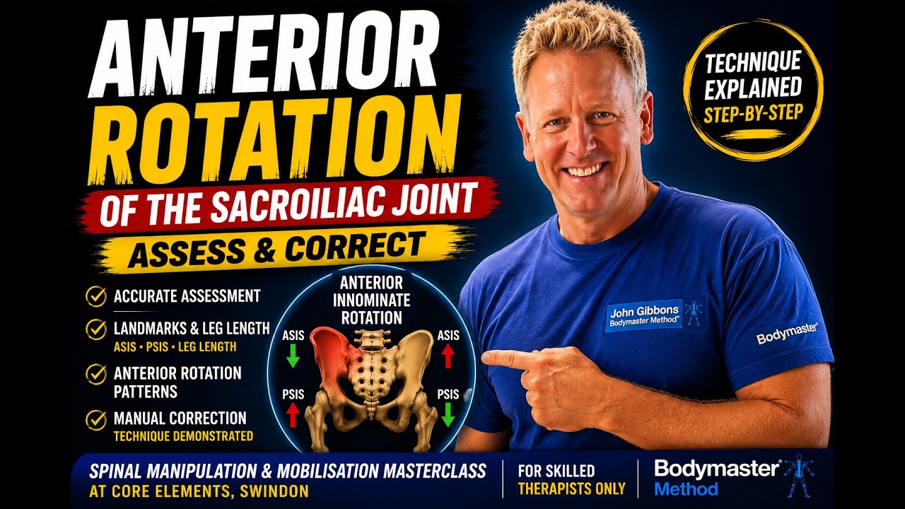 How to Correct an Anterior Rotation of the Sacroiliac Joint
