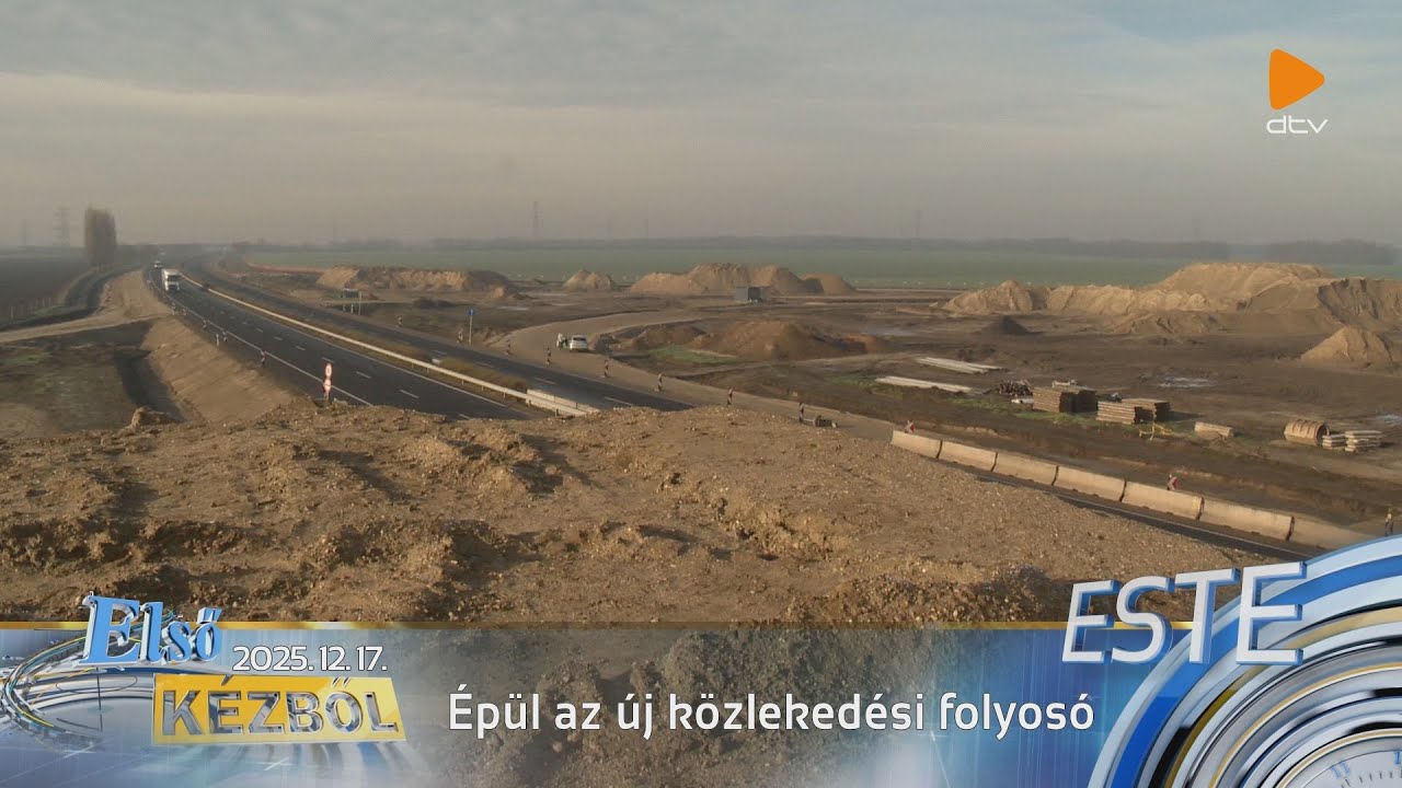 &Eacute;p&uuml;l az &uacute;j k&ouml;zleked&eacute;si folyos&oacute;
