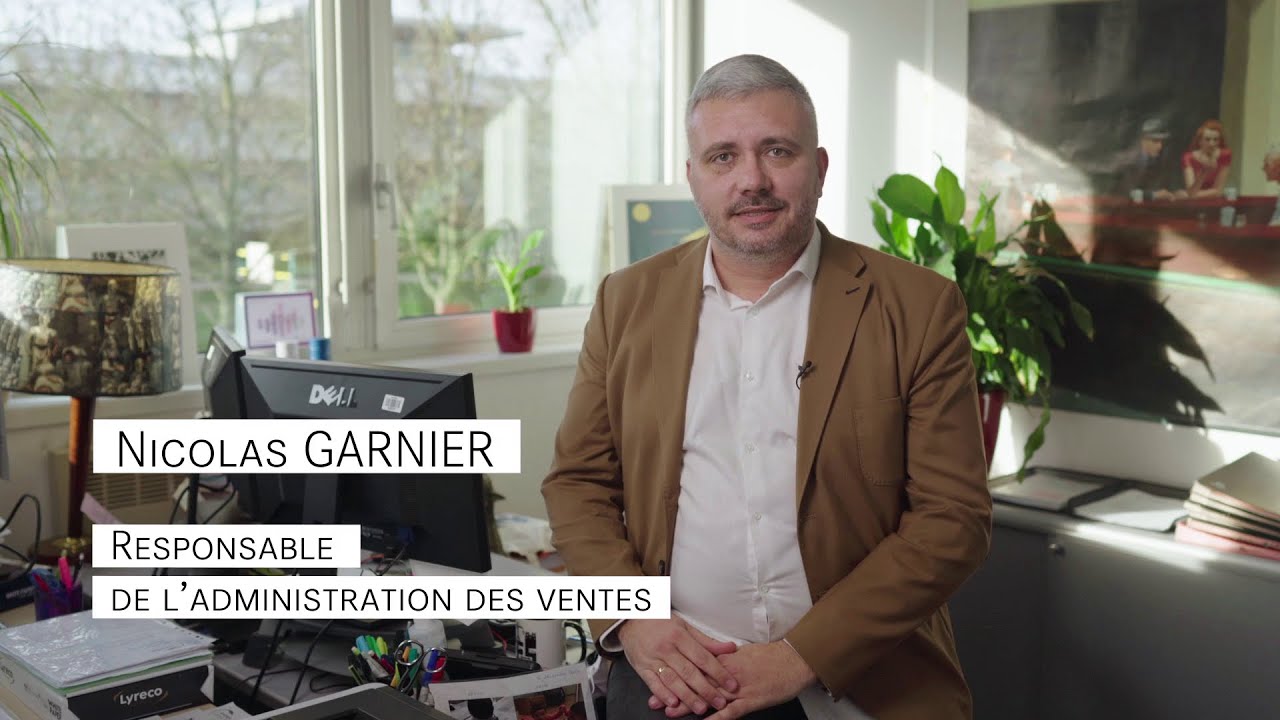 Nicolas Garnier -  responsable de l'administration des ventes
