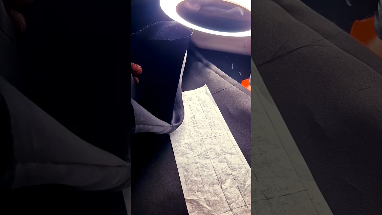 Finishing the sleeve plackets and up to the cuffs, collar and waist belt. 