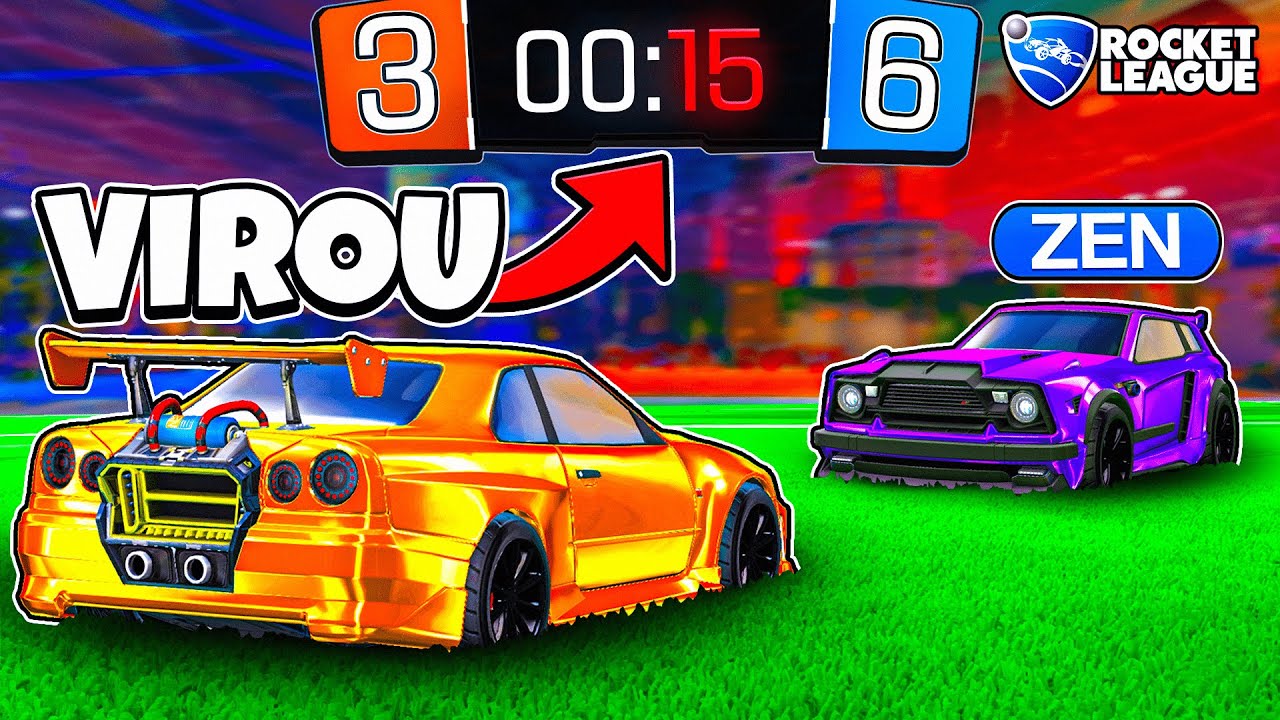 VIRADA MAIS INSANA JÁ FEITA NA HISTORIA DO ROCKET LEAGUE... (Zen vs Mawkzy)