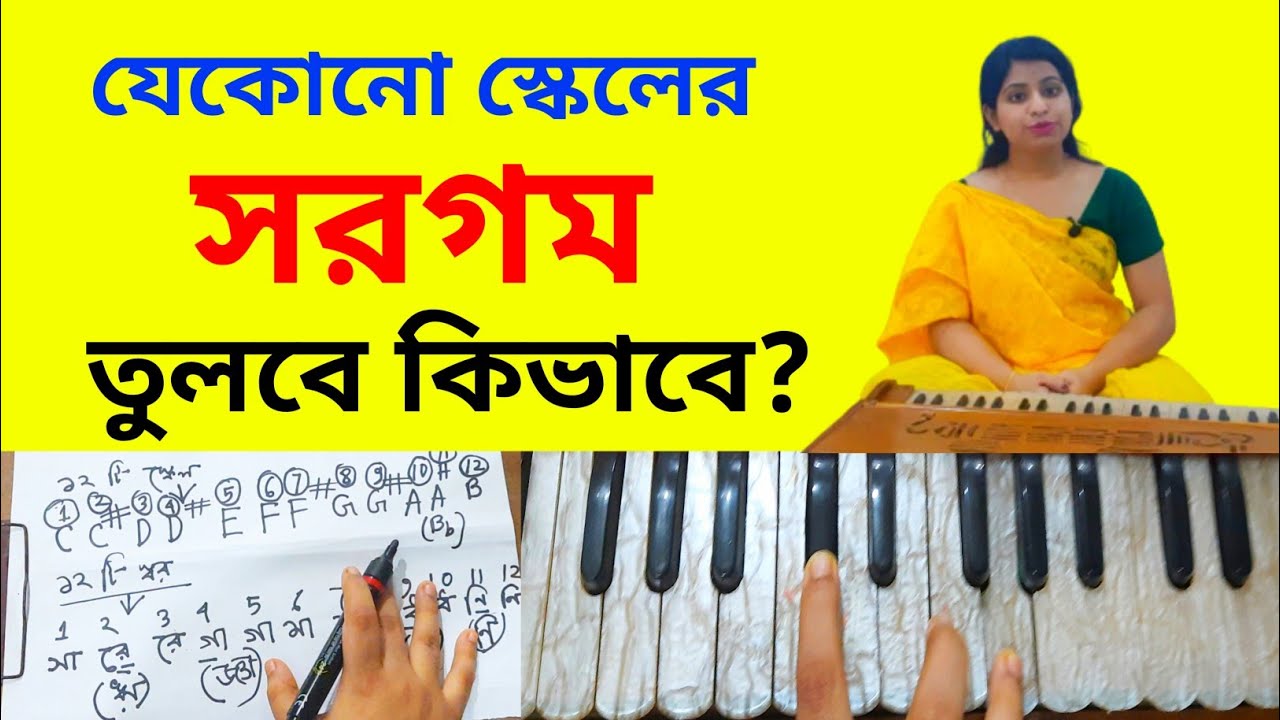 যে কোনো স্কেলের SARGAM তুলবে কিভাবে | Sargam practice For beginners | Sur sikkha