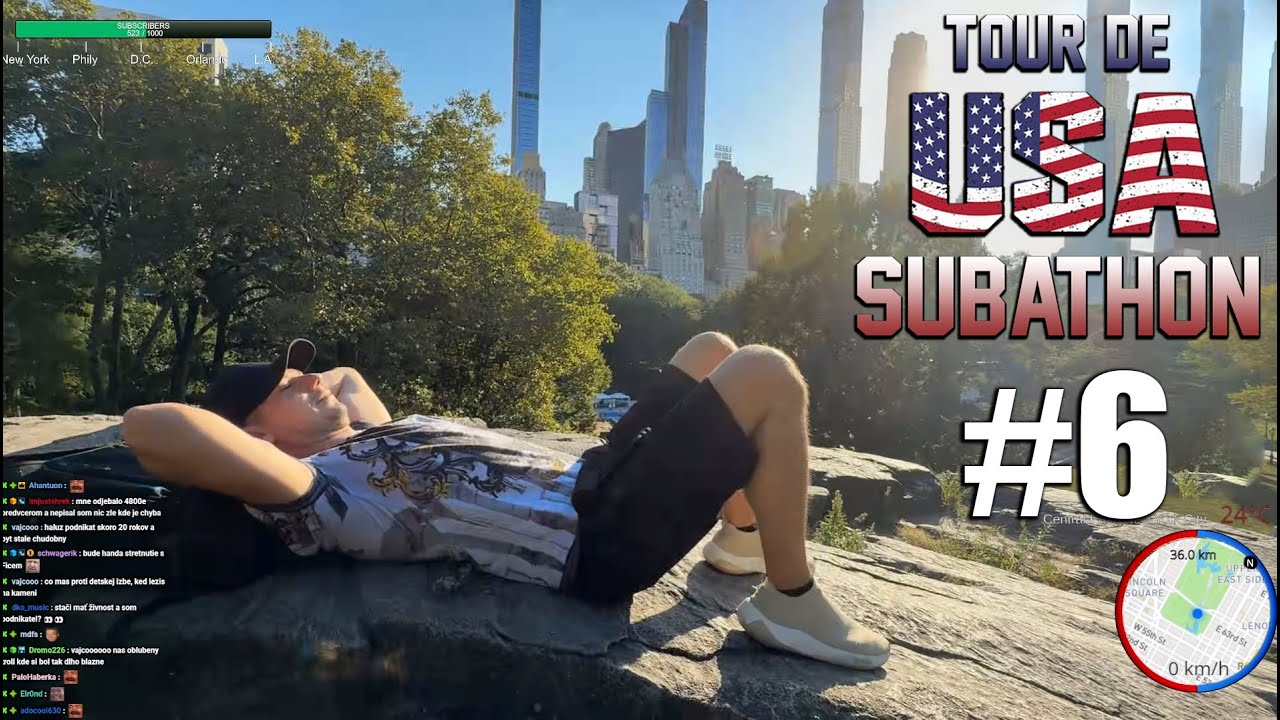 SUBATHON Tour De USA | #6 | Navštívili sme LEGEN...dárny pub z HIMYM🍻