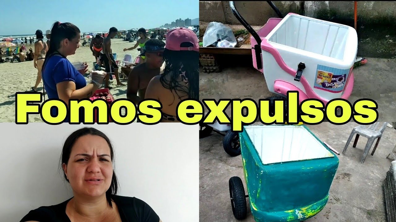 VENDENDO BRIGADEIRO NA PRAIA | MOSTREI MEUS CARRINHOS