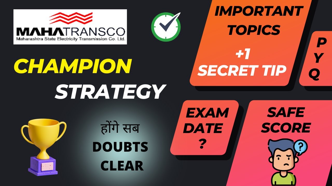 Mahatransco AE Preparation Strategy | Exam Date | Safe Score | Important Subjects | Exam Pattern