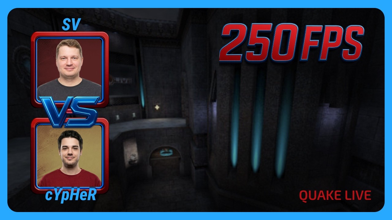 SV vs cYpheR | 250FPS Quake Season 4 | BO3 | Quake Live