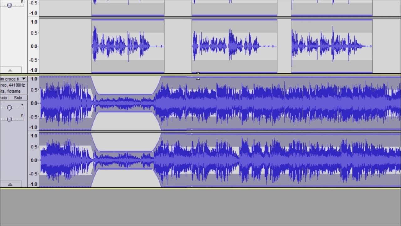 Audacity tutorial ¿Comó combinar dos pistas de audio?
